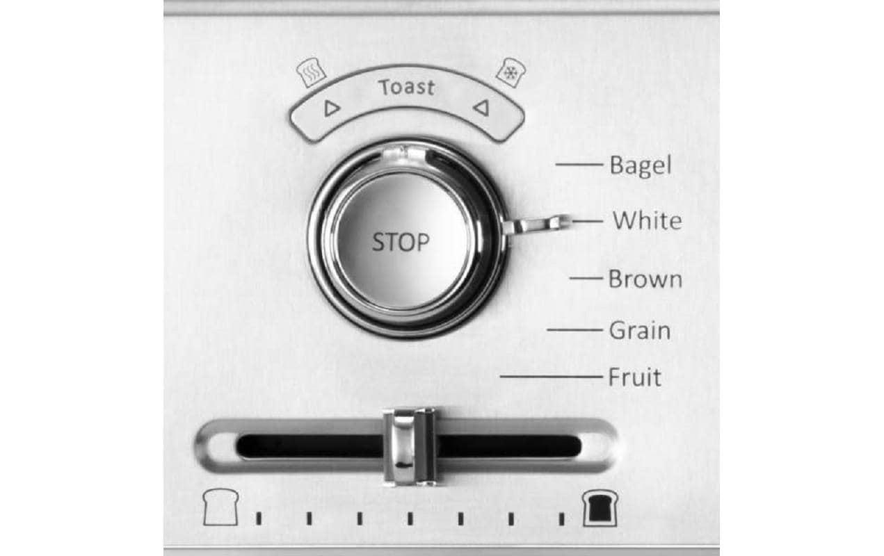 Toaster Advanced 4S, EdelstahlLangschlitztoaster mit Bagel-Funktion