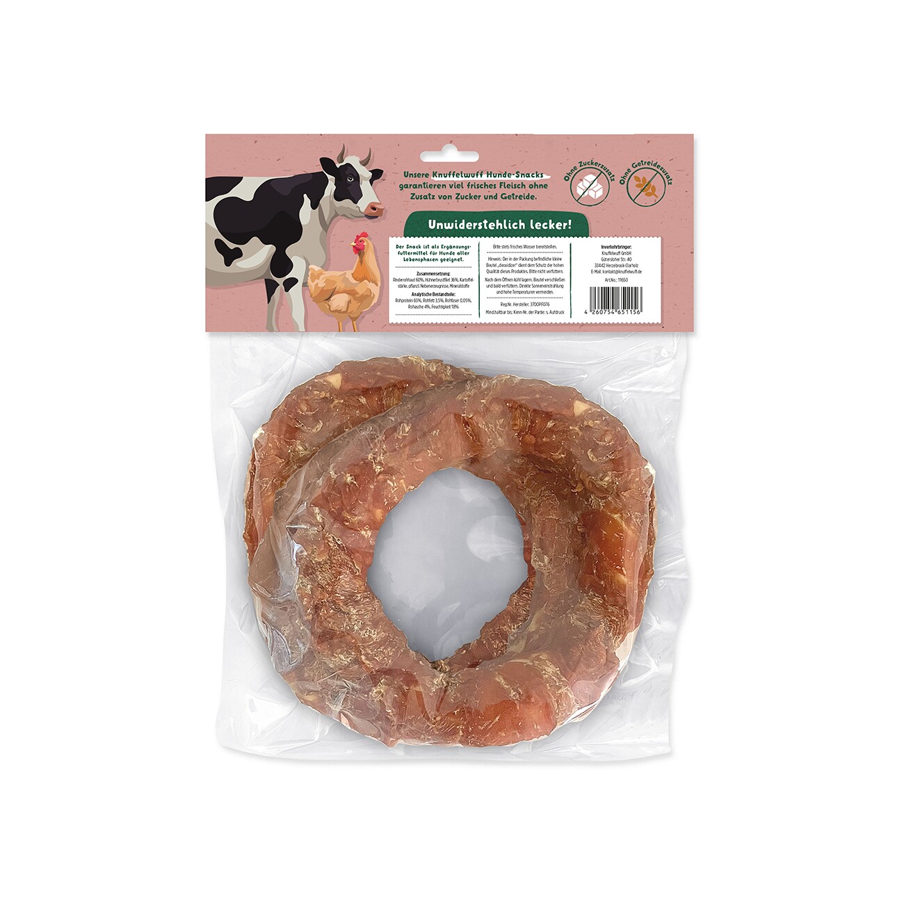 Knuffelwuff Riesen Kringel mit Hühnerfilet