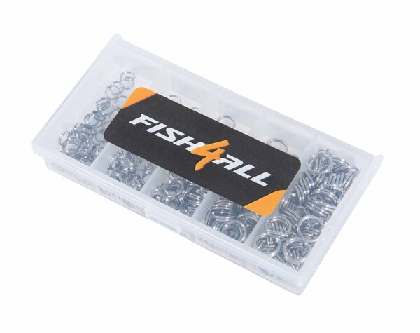 Boîte d'anneaux brisés Fish4All Splitring Box (250pcs)