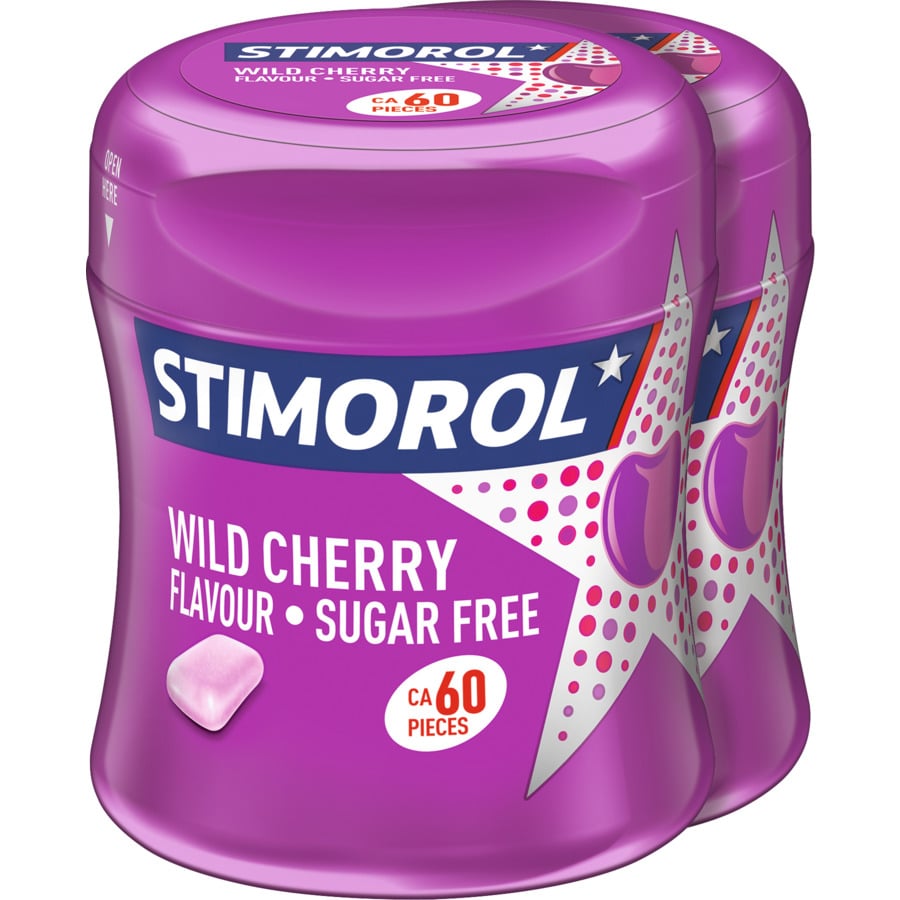 Stimorol Strawberry Lime Bottle 2 x 87 g