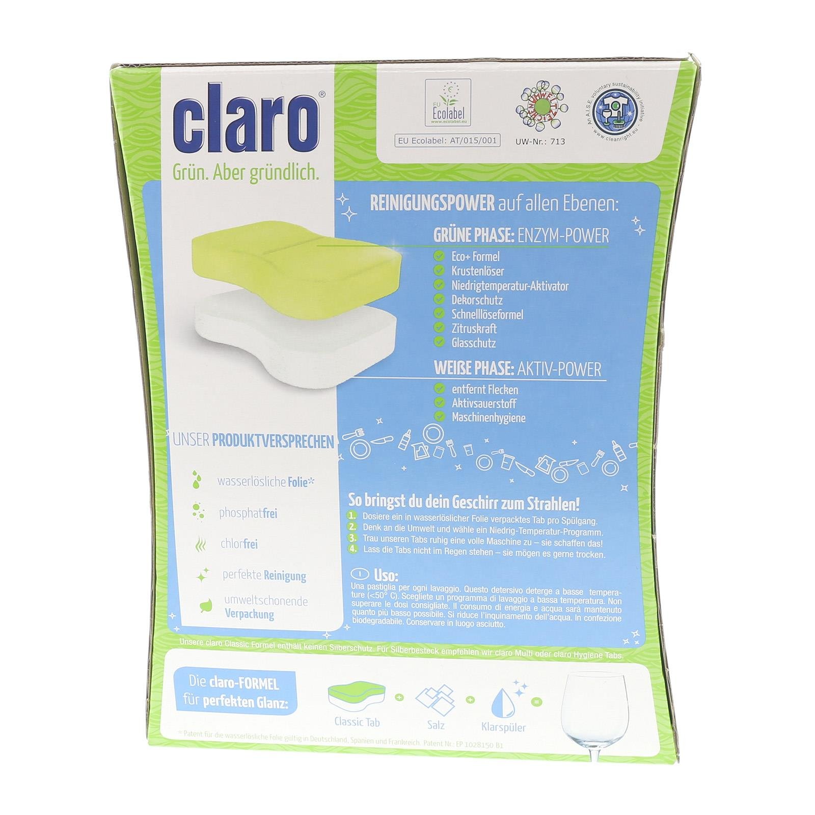 Claro Öko Classic Tabs