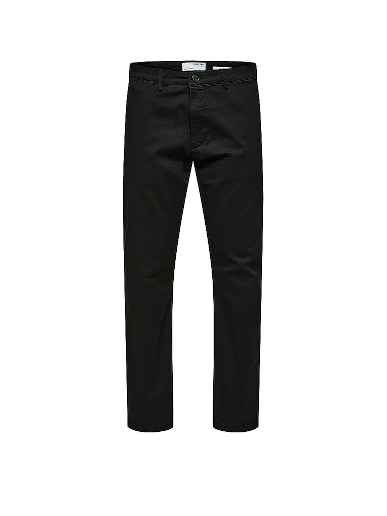 SELECTED Chino Slim Fit SLHSLIM schwarz