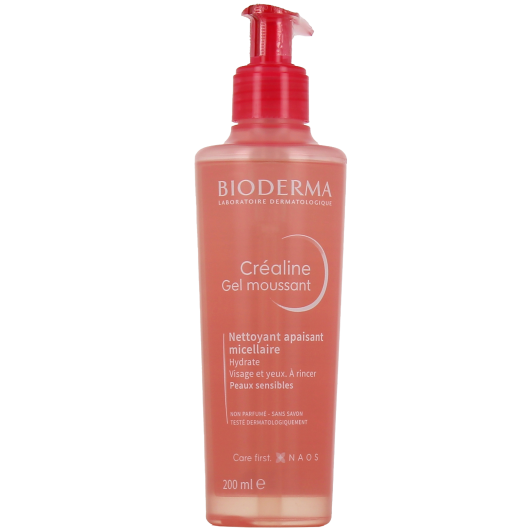 Créaline Gel Moussant Bioderma - Nettoyant visage peau sensible