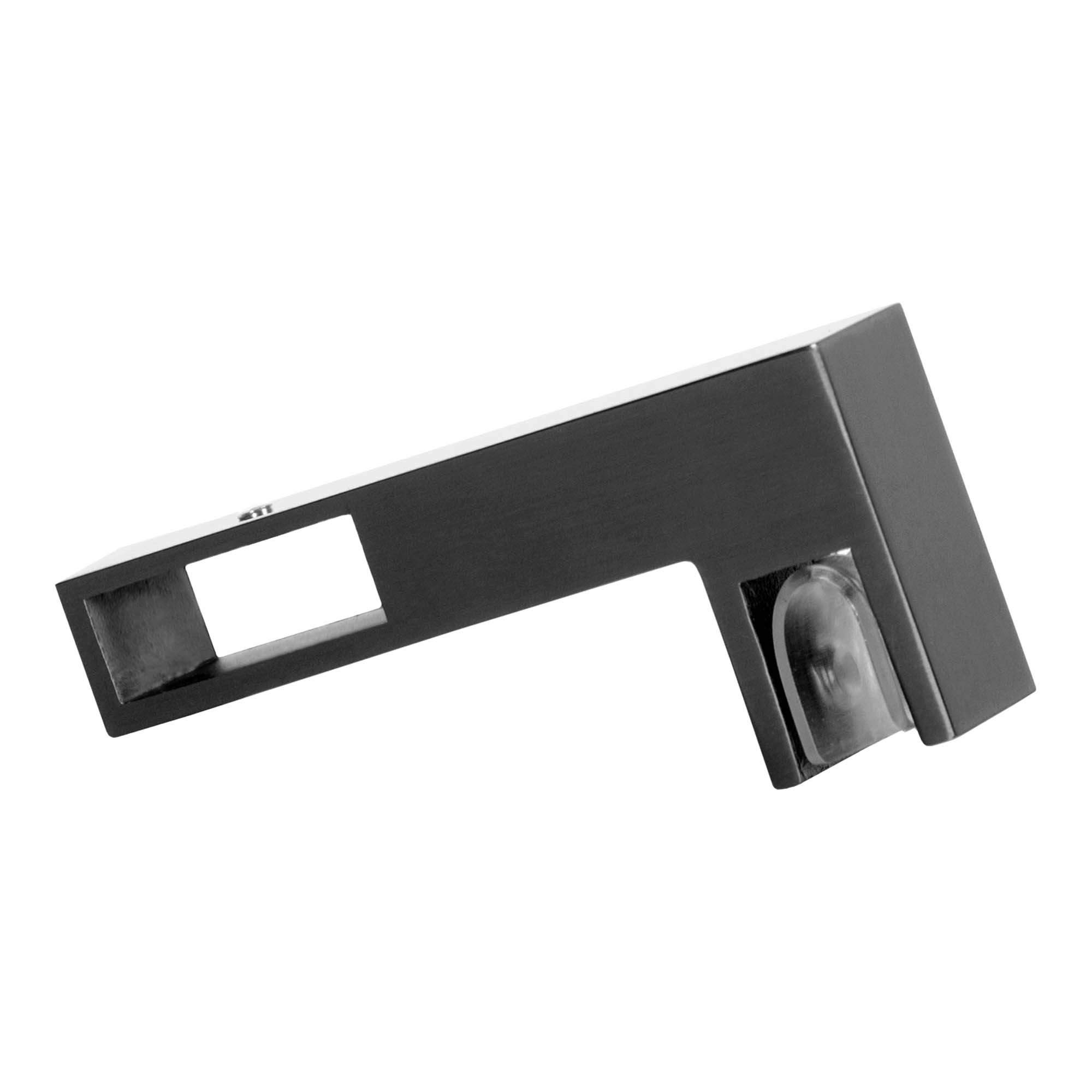 Brauer JC profielloze nisdeur 160cm met 60cm deur gunmetal geborsteld
