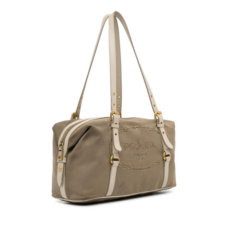 Prada Vintage Prada Shoulder Bag Brown