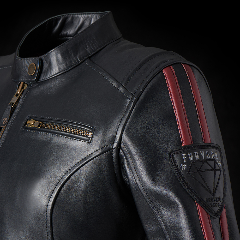 Furygan - Blouson femme L'Intrépide Lady Noir