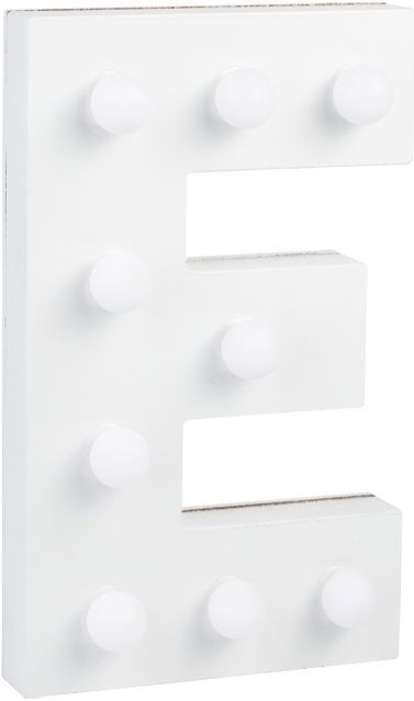 LED Letter - E - Afmeting 16x11 cm - Verlichting