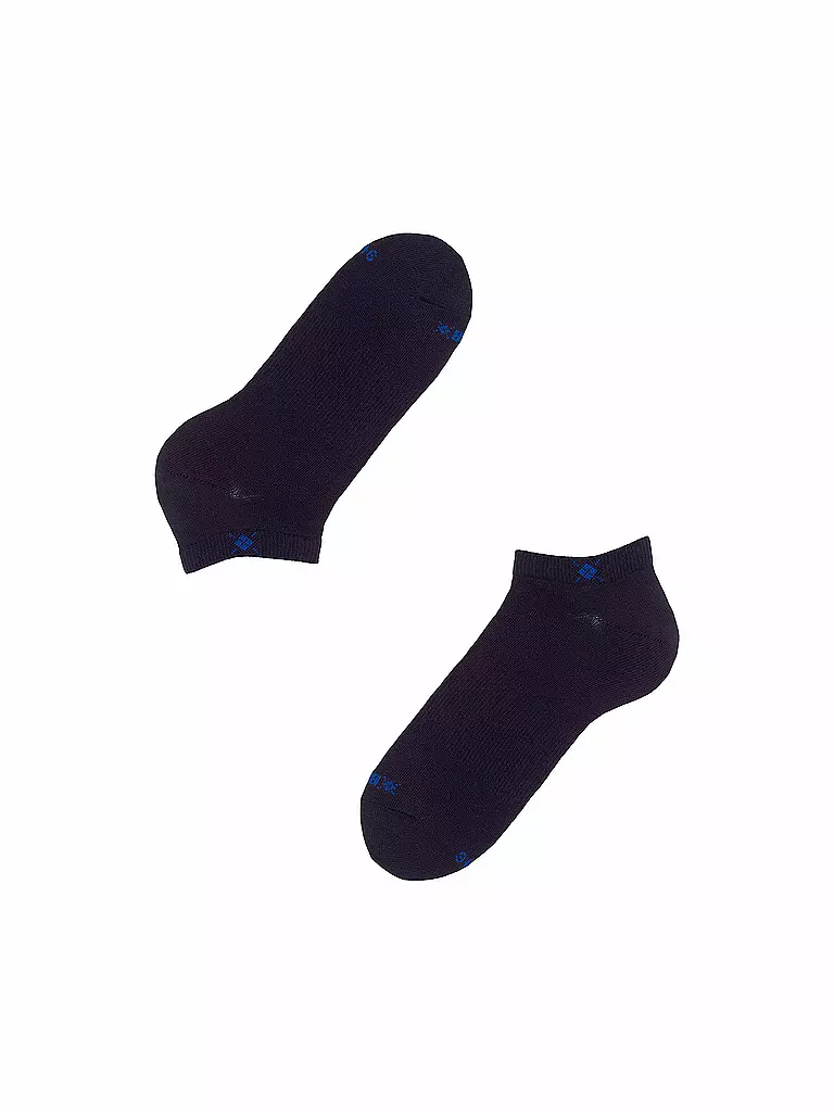 BURLINGTON Herren Sneaker Socken EVERYDAY 2-er Pkg. 40-46 marine blau