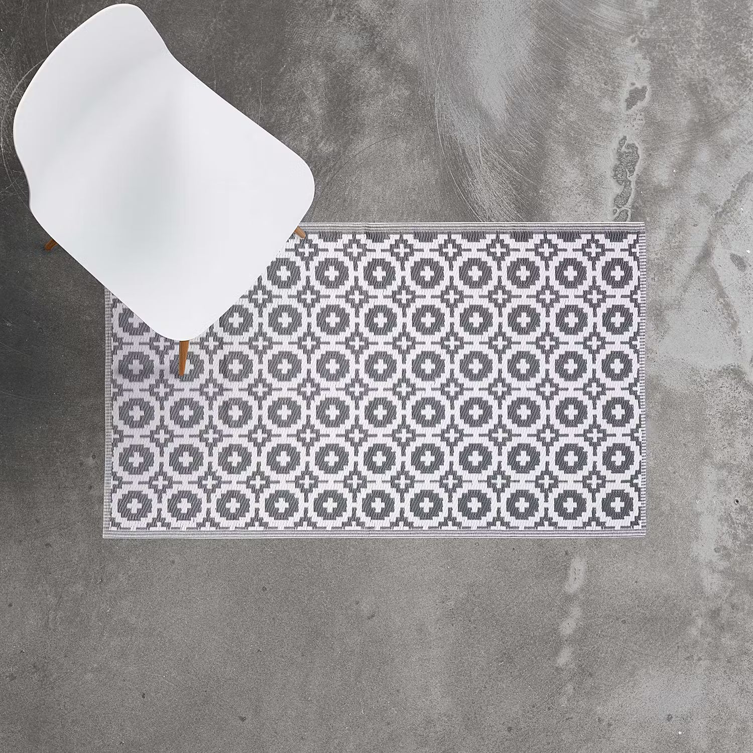 COLOUR CLASH In-/Outdoorteppich Mosaik