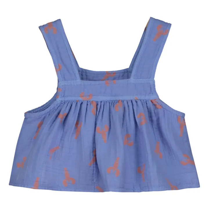Letter To The World Top Shanghai Coton Bio | Bleu