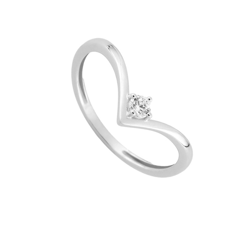 Bague Femme - Oxyde de zirconium - Or 18 Carats