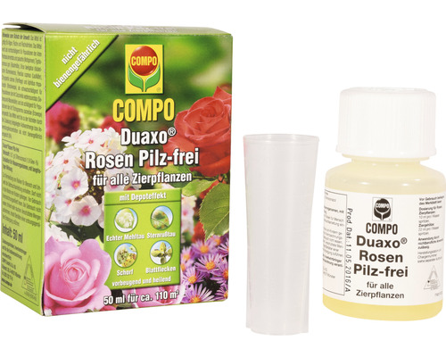 Rozen- en sierplantenfungicide COMPO Duaxo Concentraat 50 ml