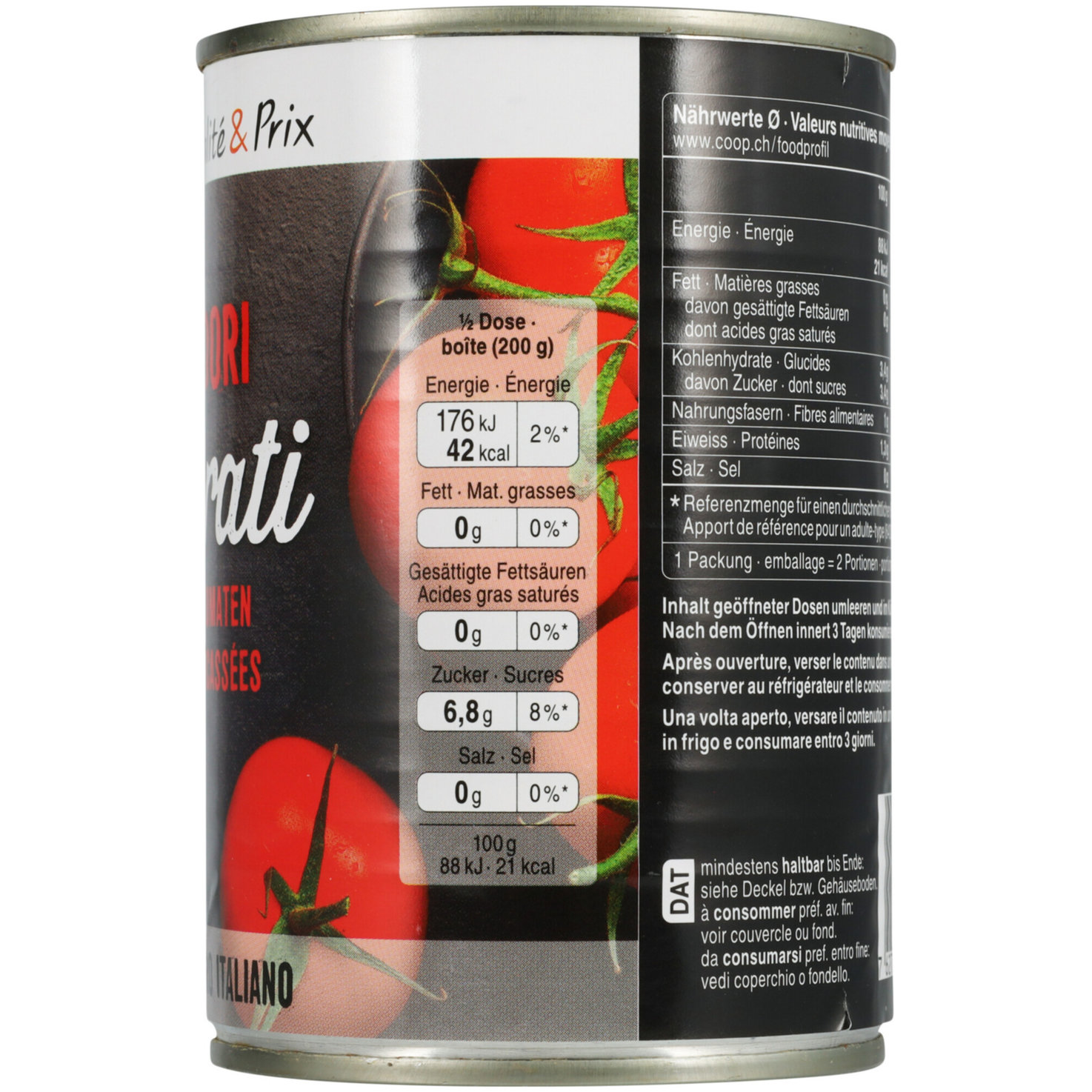 Gehackte Tomaten