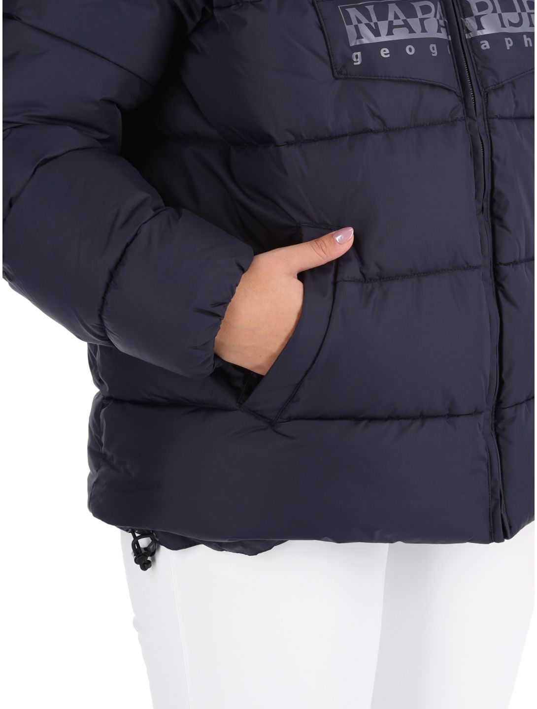 Puffer open W ski-jas dames