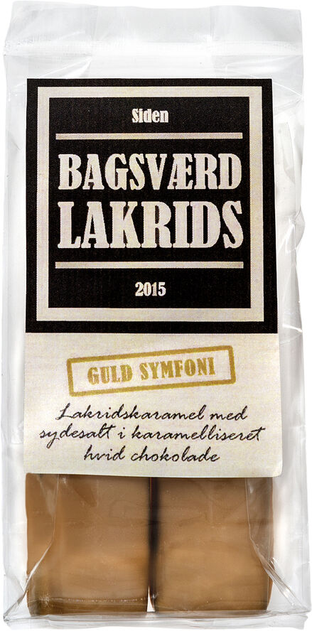 Bagsværd Lakrids Stænger Guld 2 stk. , 90 gr.