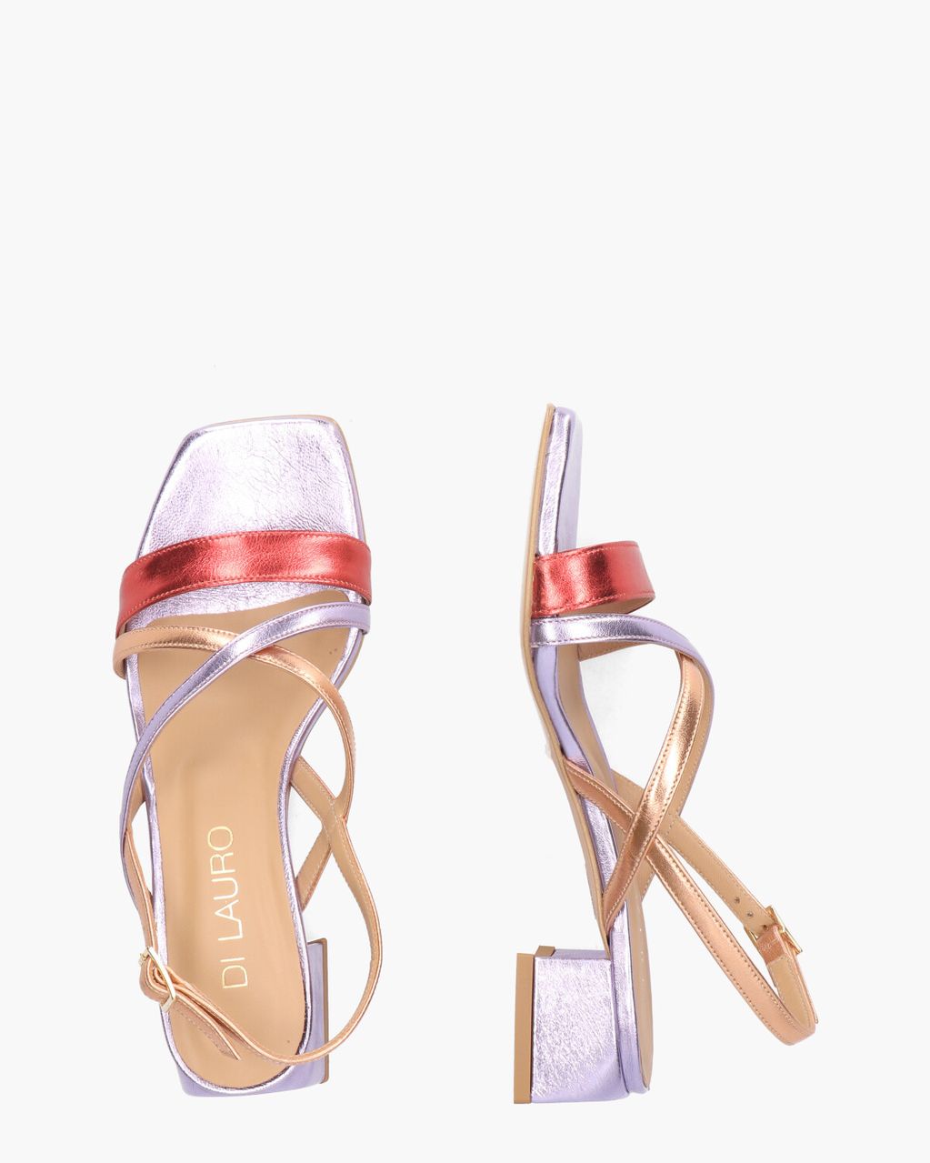 Di Lauro 3000 Lila/Multicolor Damessandalen