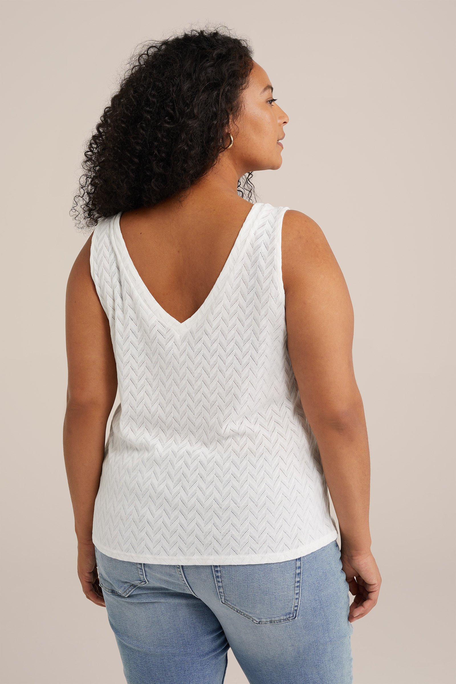 singlet met dessin - Curve WE Fashion Wit
