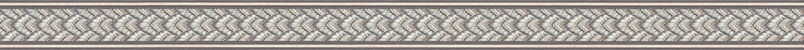 Vlies-Borte ONLY BORDERS 10 - silber - 4 cm