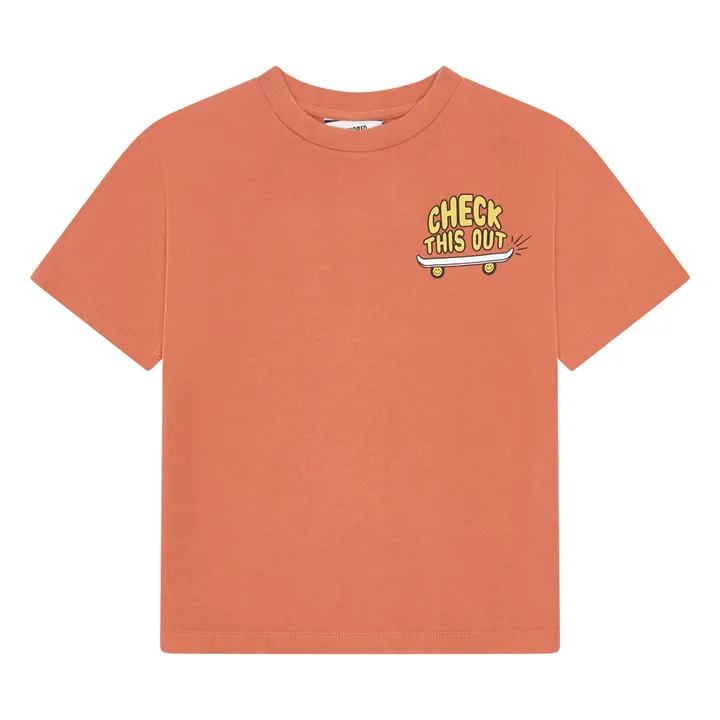 Hundred Pieces T-shirt Manches Courte Coton Bio | Argile