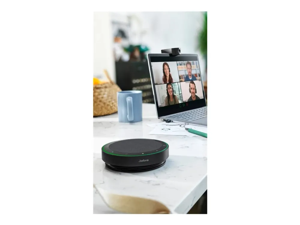 Jabra Speak2 75 MS - Konferencetelefon håndfri - Bluetooth - trådløs - USB-A, USB-C - mørkegrå - Certified for Microsoft Teams Rooms, Optimized for Microsoft Teams, Microsoft Swift Pair Certified