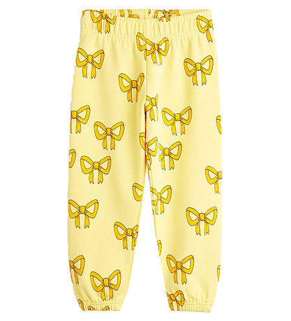 Mini Rodini Sweatpants - Bow - Gul