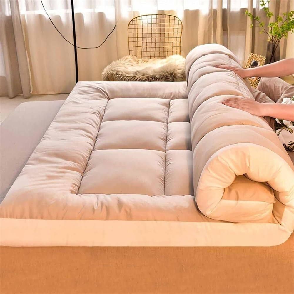 HUMAJORY Japanische Bodenmatratze Extra Dicke Futon-Bodenmatratze Futo
