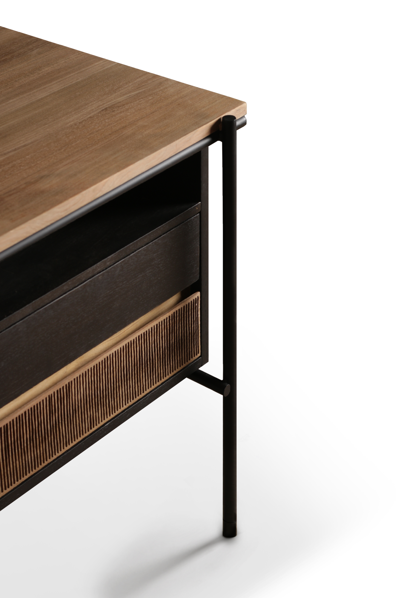 Ethnicraft - Teak Oscar bureau met laden
