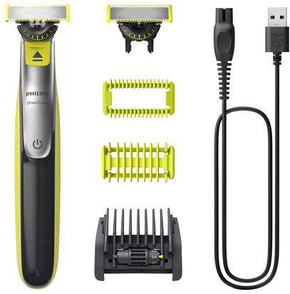Philips - Oneblade 360 - Scheerapparaat - Groen, Grijs - Lithium-Ion Batterij