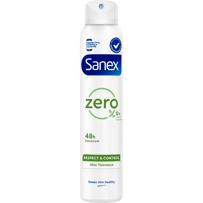 Sanex Zero% Respect & Control Deodorant Spray 200 ML
