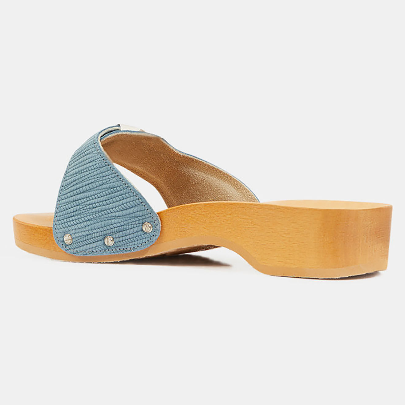 Scholl Mules en Cuir Pescura bleues