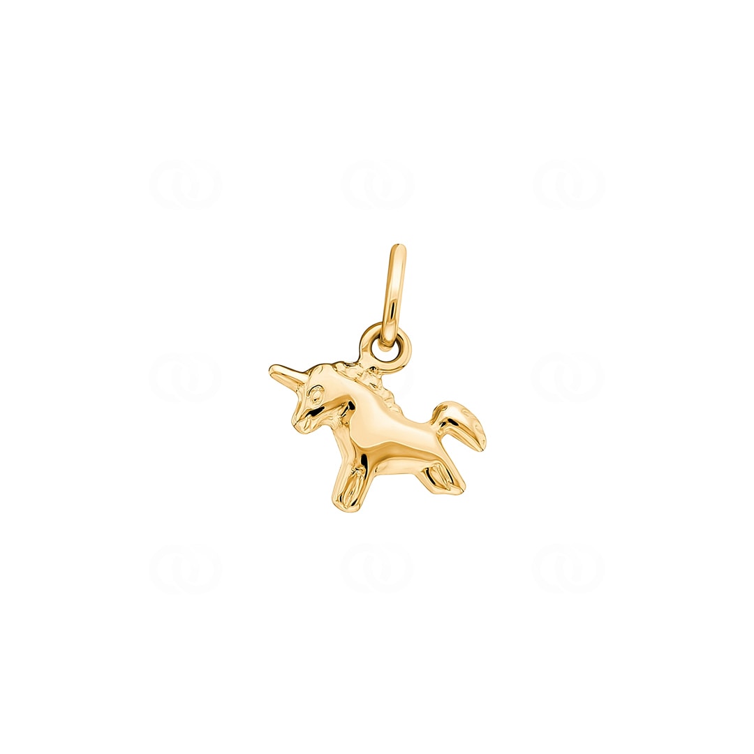 Anhänger 750/18 K Gelbgold Einhorn