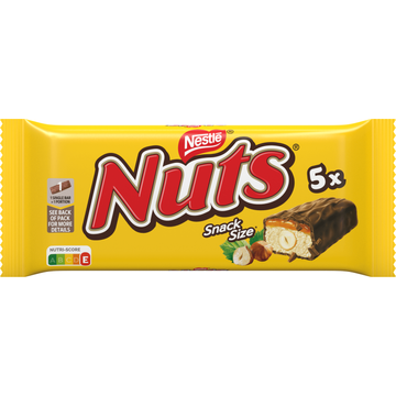 NUTS Melkchocolade snacksize 5-pack