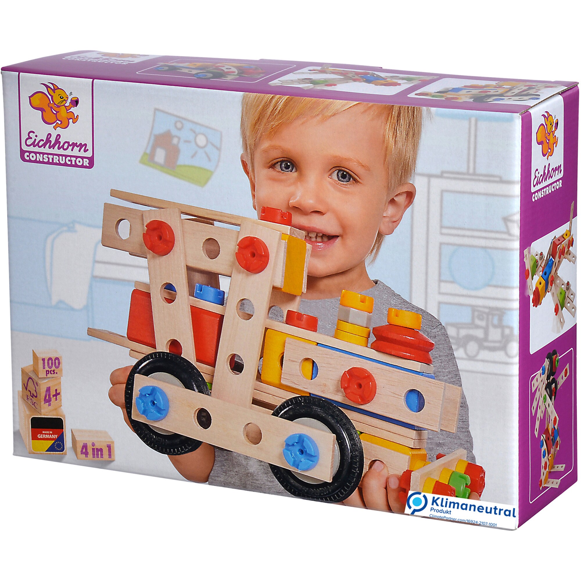 Simba Baukasten Constructor, große Lok