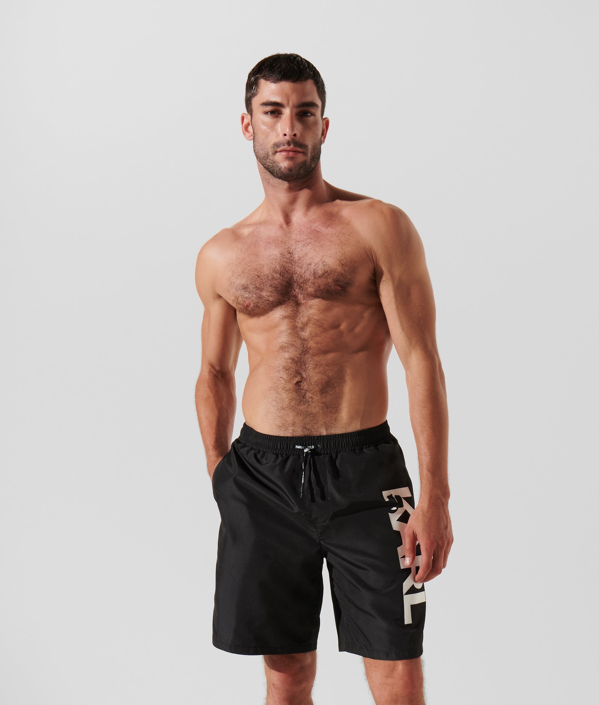 Lange boardshort met logo