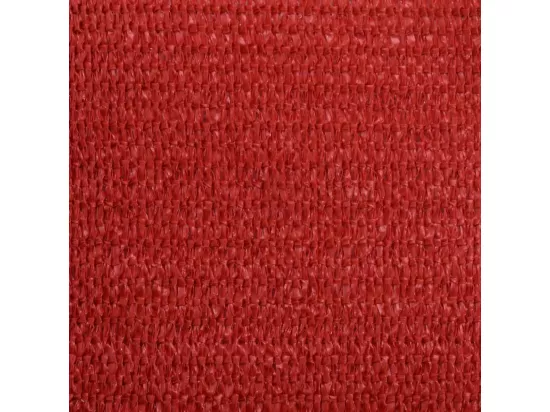 Voile d'ombrage 160 g/m² Rouge 2,5x4 m PEHD