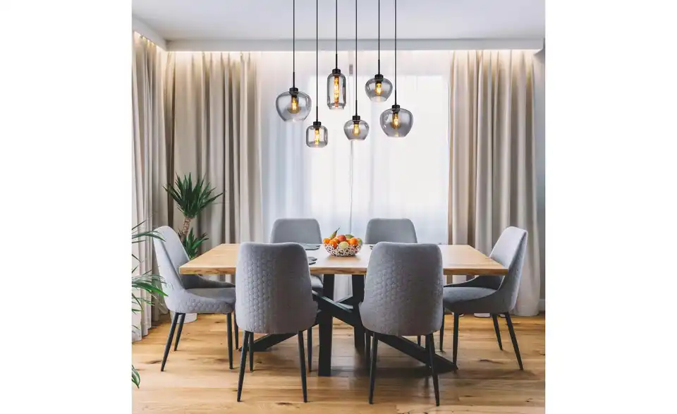 Pendelleuchte 6-flammig 87 cm 43 cm
