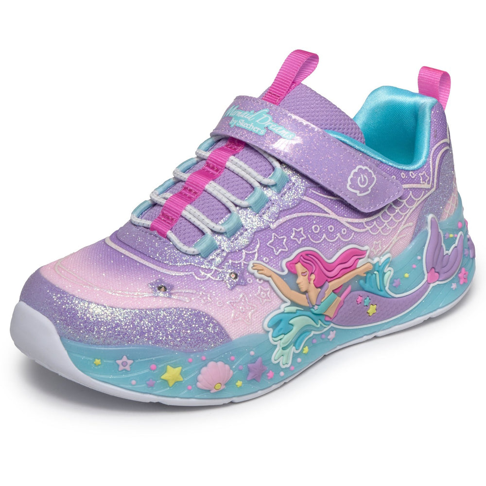 Køb Skechers Purple S-Lights: Mermaid Dreams