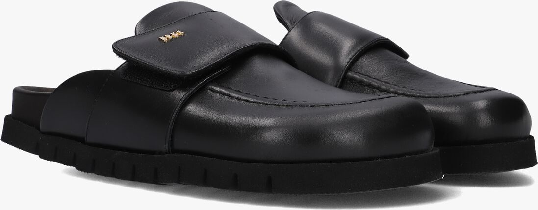 NUBIKK zwarte nubikk slippers teddy montana