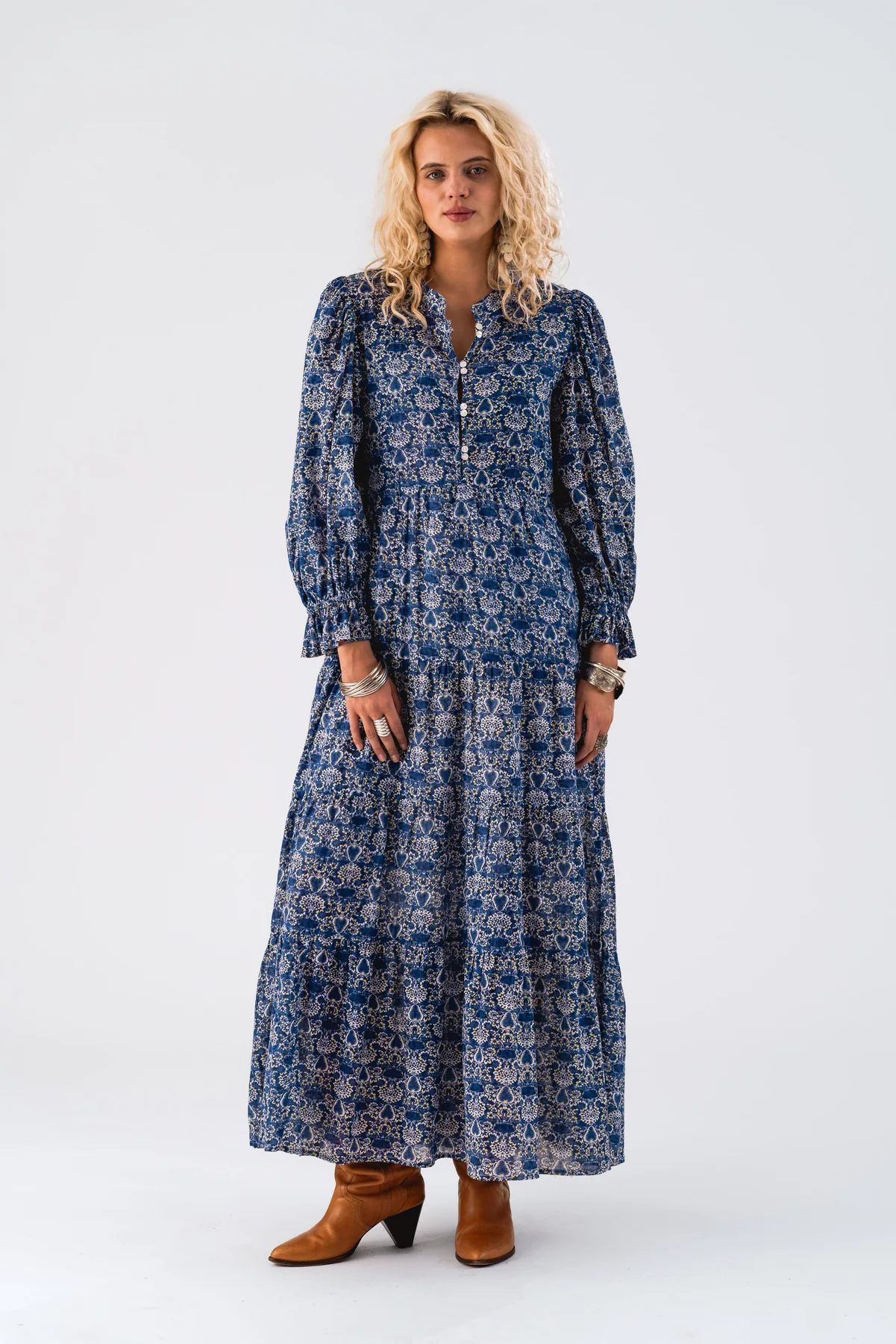 Lollys Laundry Evelynll Maxi Dress Ls