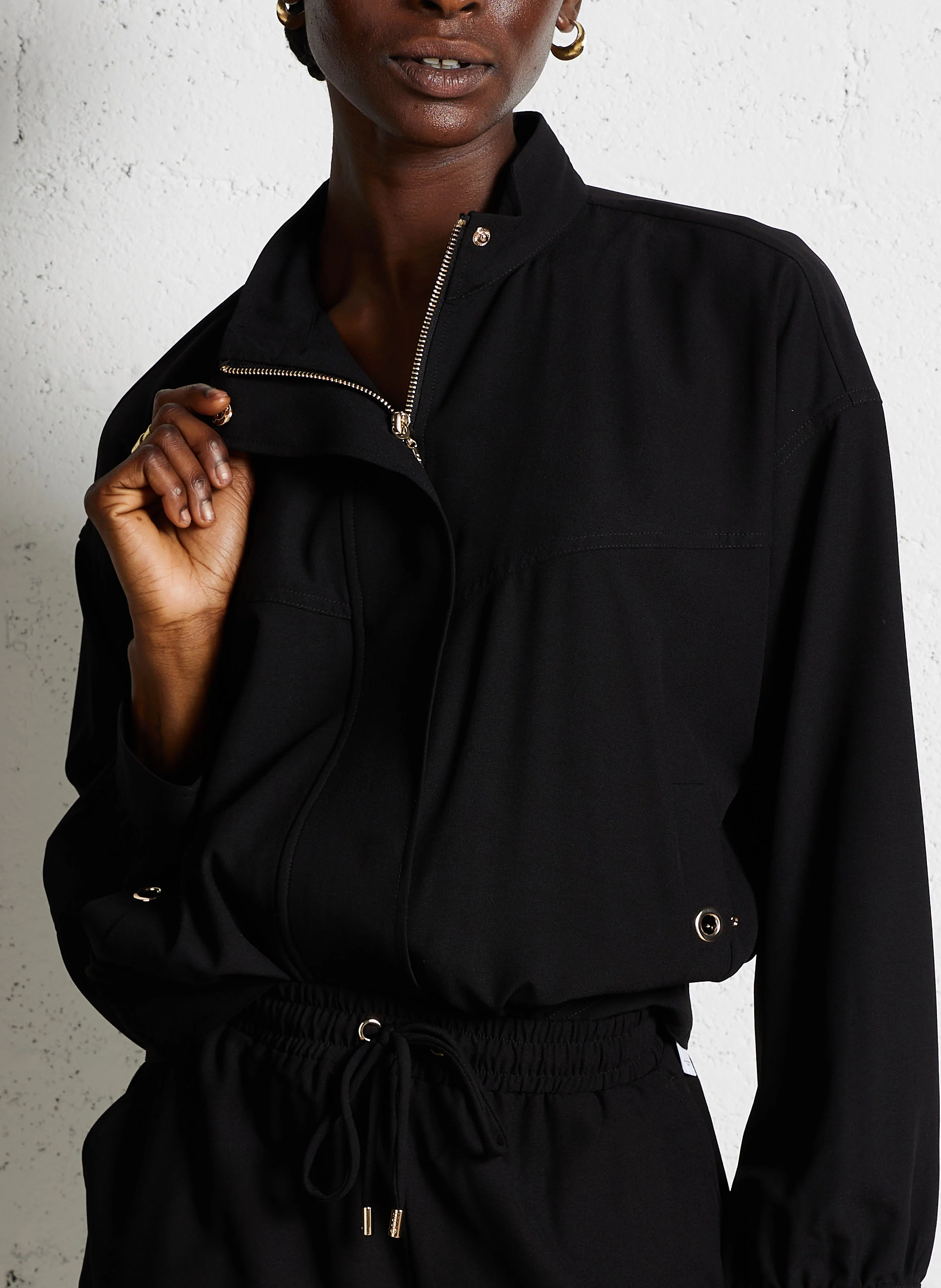 Veste col montant | Noir