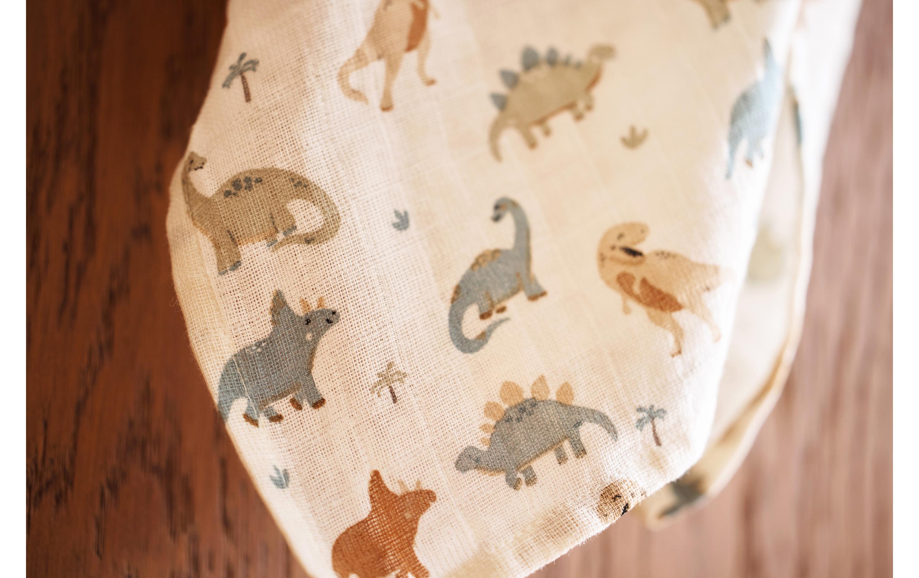 Mulltuch Nuscheli 3er Set Roarsome 70 cm x 70 cmMultifunktionale Spucktücher