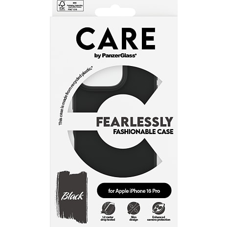 PanzerGlass iPhone 16 Pro cover - sort
