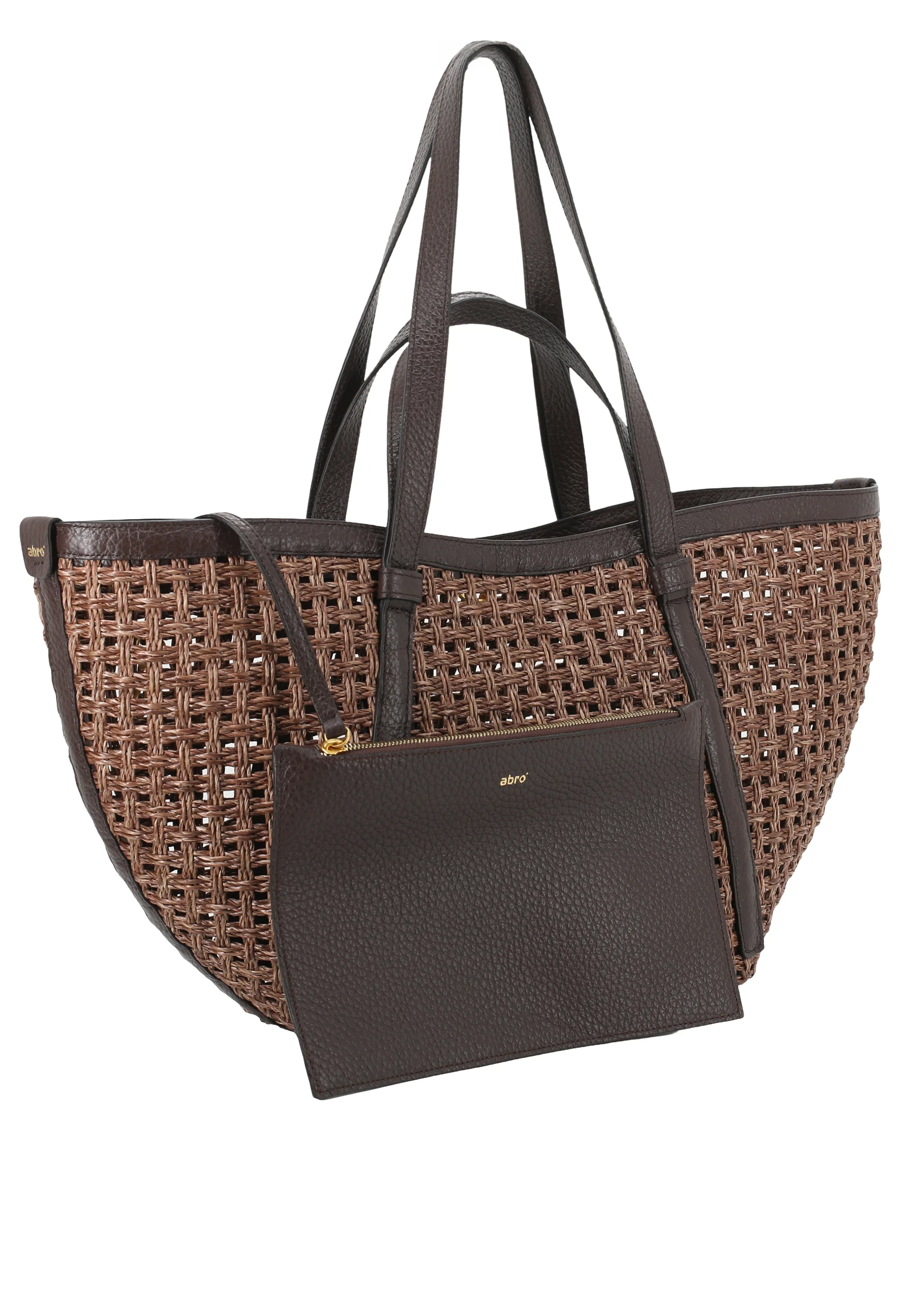 Shopper COSMO large Raffia/leather Standard