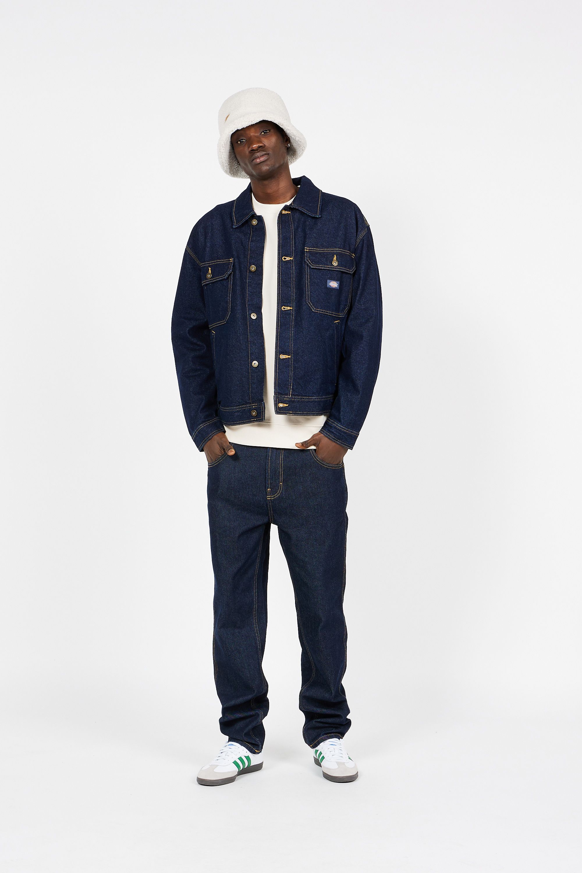 DICKIES Veste MADISON  RINSED Bleu
