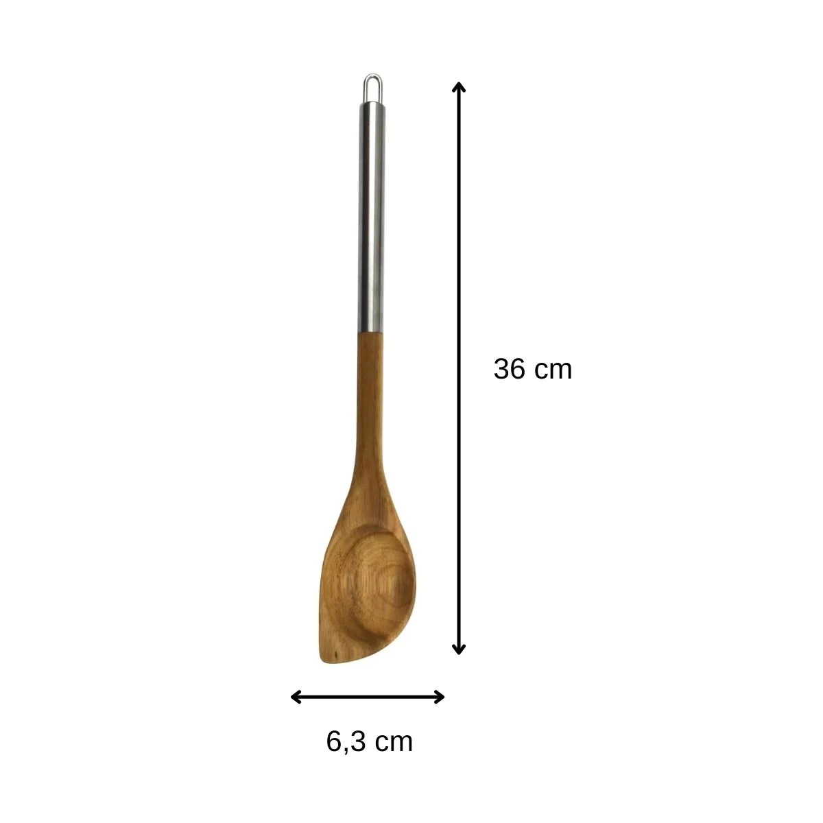 Cuillère de cuisine en bois d'acacia biseautée Synthesis Fackelmann