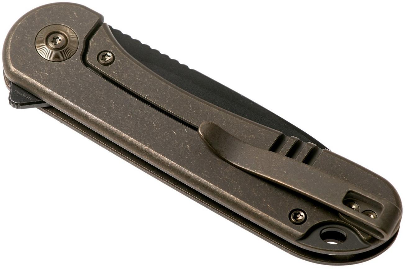WE Knife Elementum WE18062X-4 Blackwashed, Bronze Titanium zakmes