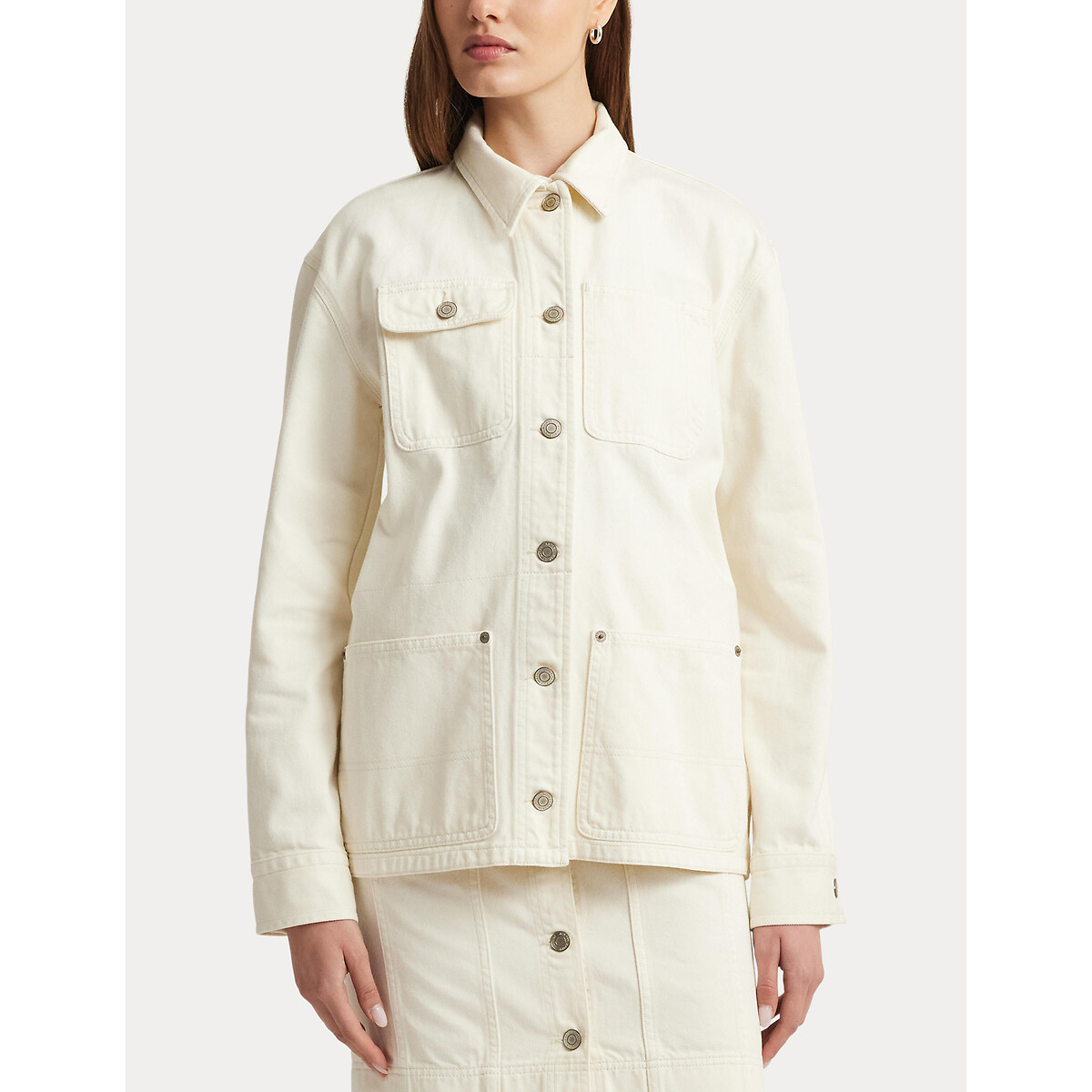 LAUREN RALPH LAUREN<br>Cardigã reto com fecho de botão CAITMIER