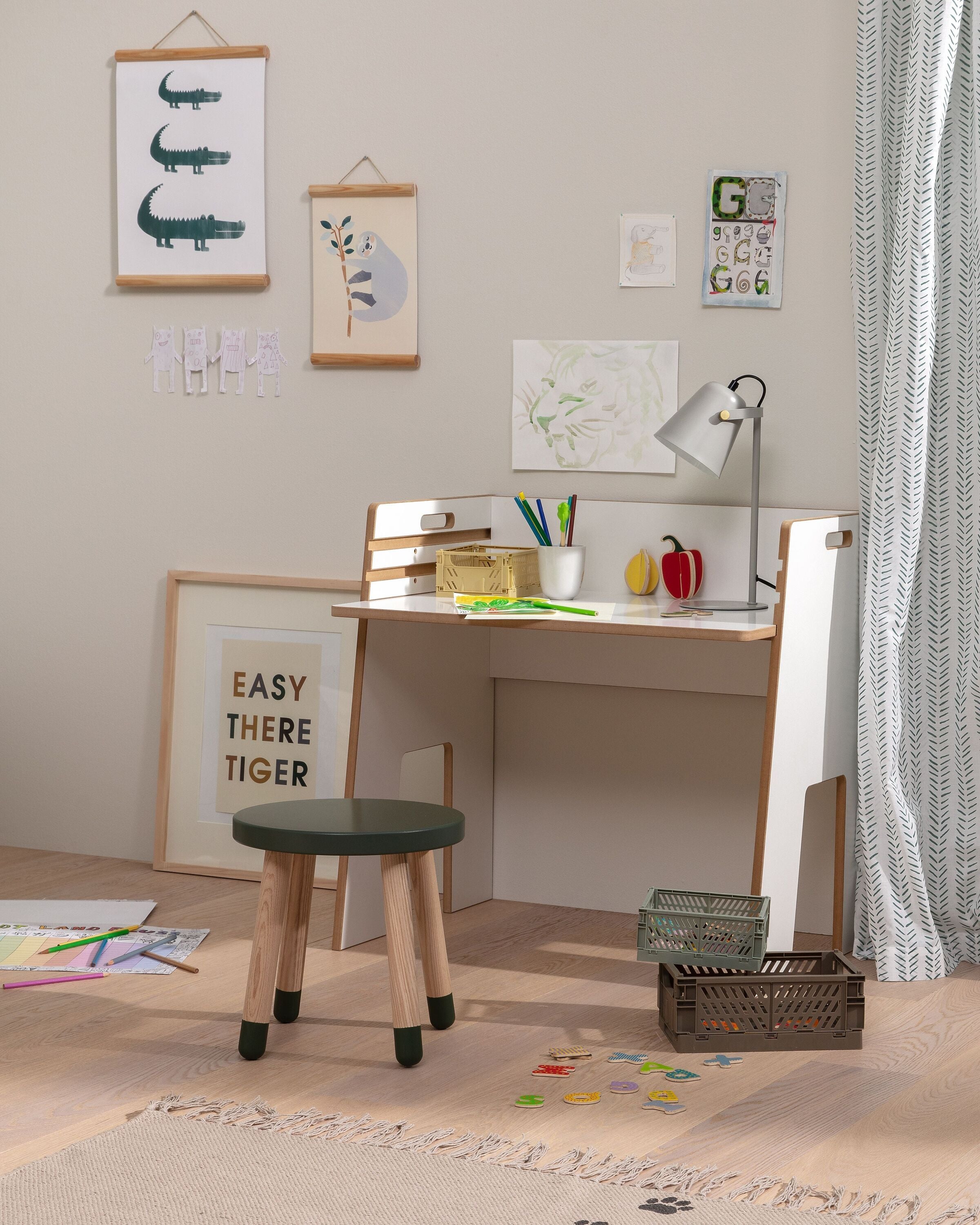 ZOA Kindertisch - Weiss / B: 70.0 cm x T: 51.0 cm x H: 67.5 cm