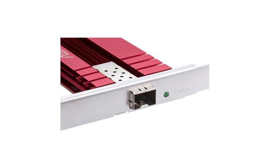 Netzwerkkarte XG-C100F SFP+ Netzwerkkarte10G PCIe Netzwerk-Adapter mit SFP+ Schnittstelle für optische Glasfaserübertragung und DAC-Kabel
