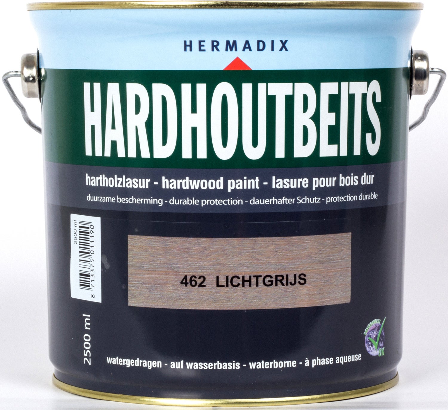 Hermadix Hardhoutbeits lichtgrijs 2,5 l